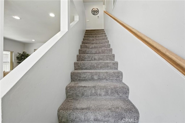 2275 Ximeno Ave, Long Beach, CA 90815 - staircase with recessed lighting