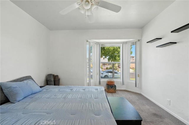 2275 Ximeno Ave, Long Beach, CA 90815 - bedroom featuring carpet flooring and a ceiling fan