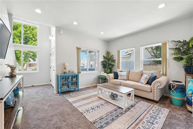 2275 Ximeno Ave, Long Beach, CA 90815 - carpeted living area with recessed lighting