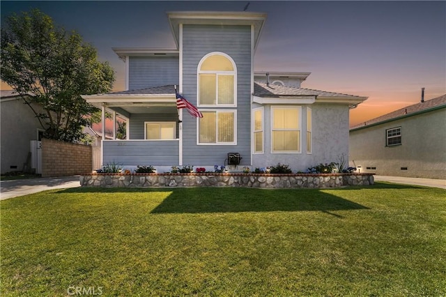 2275 Ximeno Ave, Long Beach, CA 90815 - view of front of home featuring a front yard and covered porch