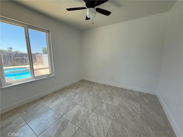 7293 Macy Ct, Riverside, CA 92503 - empty room with ceiling fan and baseboards