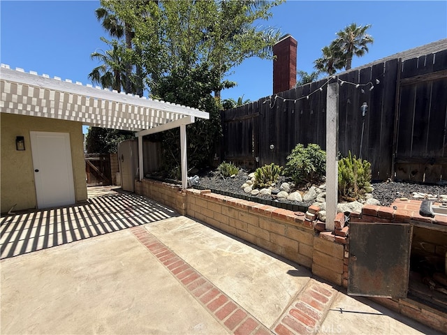 7293 Macy Ct, Riverside, CA 92503 - view of patio with a pergola