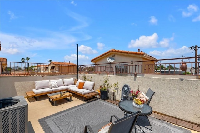 14535 Margate St Unit 13, Sherman Oaks, CA 91411 - view of patio / terrace with an outdoor hangout area