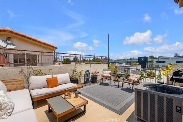 14535 Margate St Unit 13, Sherman Oaks, CA 91411 - view of patio / terrace featuring an outdoor living space