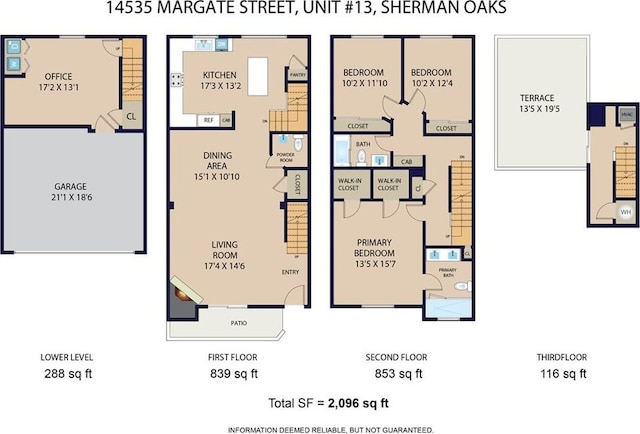 14535 Margate St Unit 13, Sherman Oaks, CA 91411 - view of property floor plan