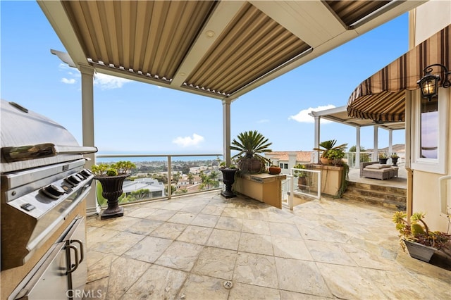2 Cresta Del Sol, San Clemente, CA 92673 - view of patio featuring an outdoor kitchen
