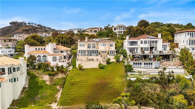 2 Cresta Del Sol, San Clemente, CA 92673 - aerial view of residential area featuring a mountainous background