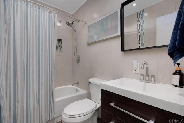 3985 Shenandoah Dr, Oceanside, CA 92056 - bathroom with shower / bath combo with shower curtain and vanity