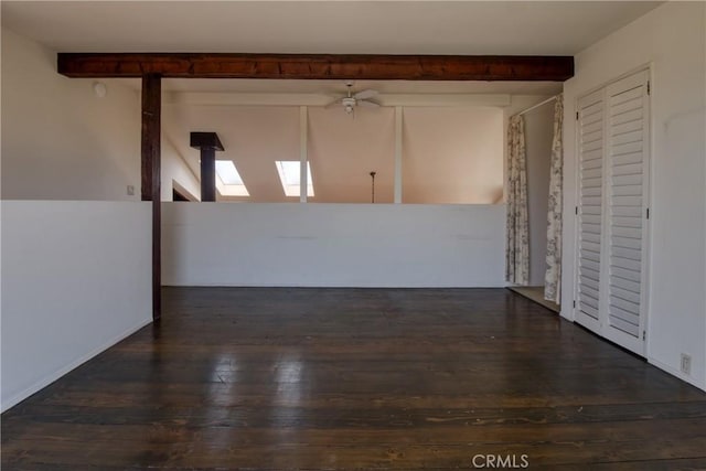 1878 Molino Ave N, Signal Hill, CA 90755 - unfurnished room featuring beam ceiling and wood-type flooring