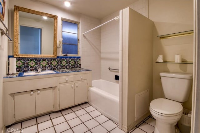 1878 Molino Ave N, Signal Hill, CA 90755 - full bath with vanity, shower / bathtub combination, and tile patterned floors