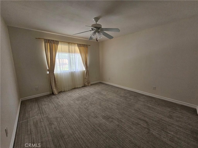 41710 Crispi Ln, Lancaster, CA 93536 - carpeted spare room with a ceiling fan and baseboards