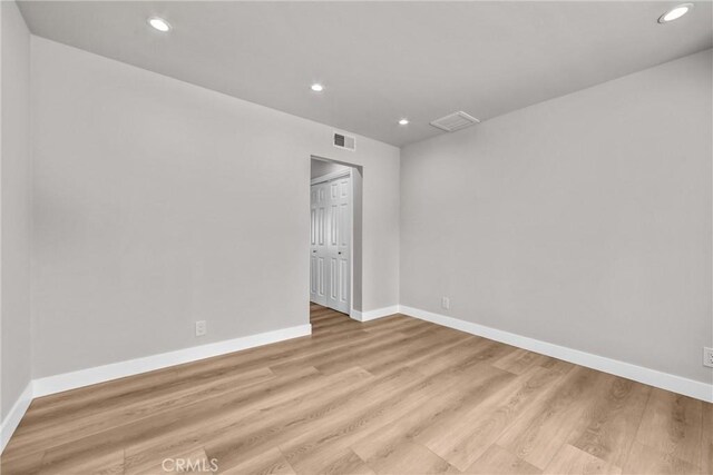 247 El Cielo Ln, Bradbury, CA 91008 - unfurnished room featuring recessed lighting and light wood-style floors