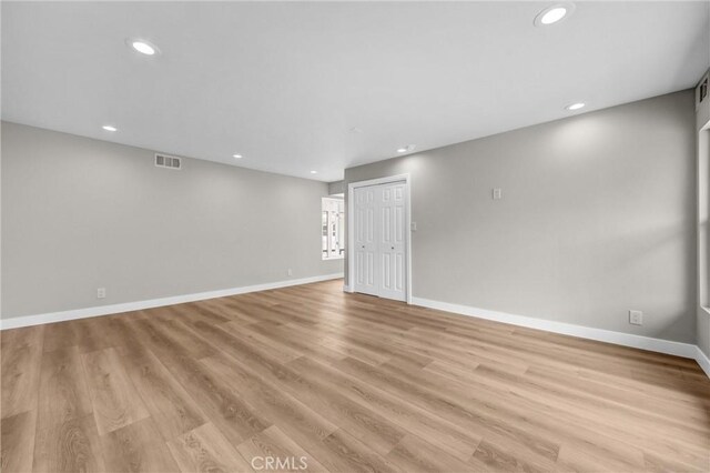 247 El Cielo Ln, Bradbury, CA 91008 - spare room featuring recessed lighting and light wood-type flooring