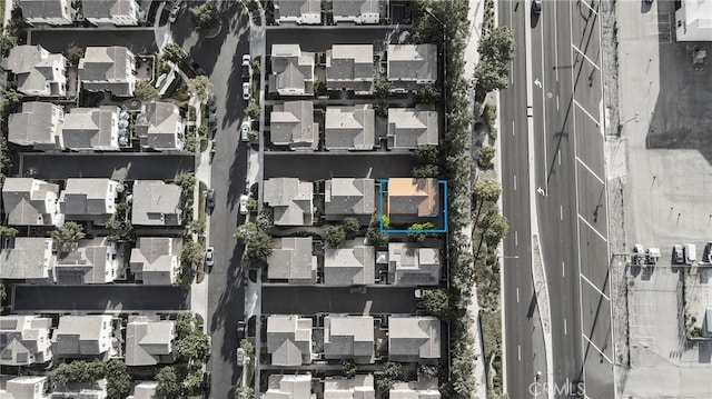 8338 Edgewood St, Chino, CA 91708 - aerial view of residential area with property boundaries highlighted