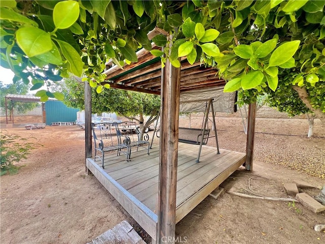 18725 Dallas Ave, Riverside, CA 92508 - view of wooden deck