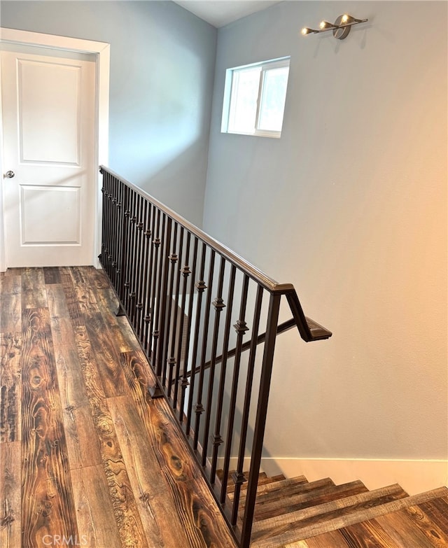 2404 W Oak Ave, Fullerton, CA 92833 - staircase with wood finished floors