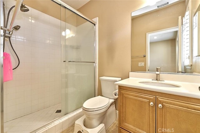 524 S Petunia St, La Habra, CA 90631 - full bathroom featuring a stall shower and vanity