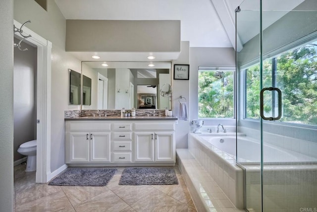 1709 Blackbird Cir, Carlsbad, CA 92011 - bathroom featuring double vanity and a garden tub
