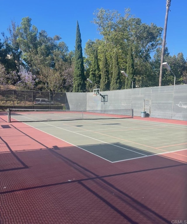 10737 San Diego Mission Rd Unit 111, San Diego, CA 92108 - view of tennis court with community basketball court