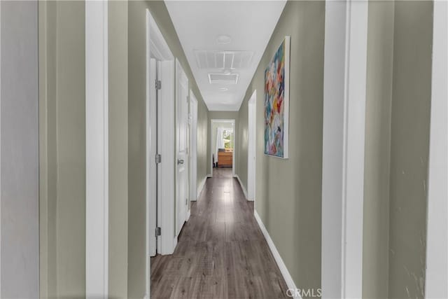 74417 Maricopa Dr Unit 29, Palms, CA 92277 - hallway featuring wood finished floors and baseboards