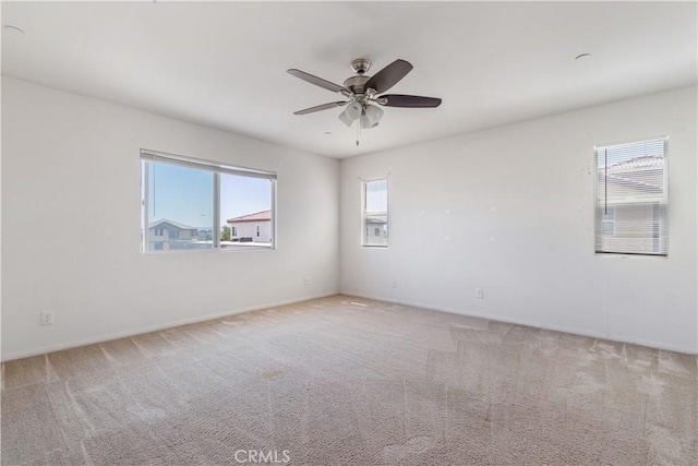 3720 Mount Whitney Ave, Rosamond, CA 93560 - carpeted empty room with plenty of natural light and ceiling fan
