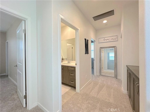 4173 Horvath St Unit 104, Corona, CA 92883 - corridor with light carpet