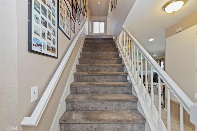 8247 Jennet St, Rancho Cucamonga, CA 91701 - stairway with recessed lighting