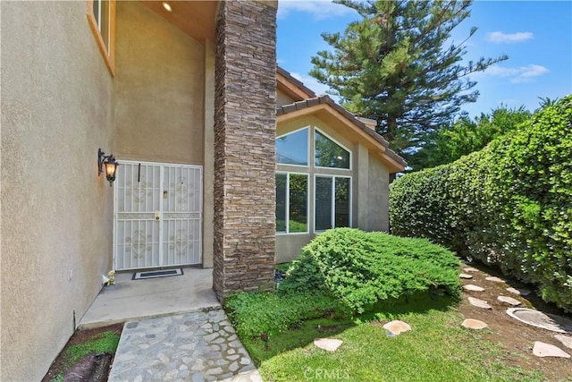 8247 Jennet St, Rancho Cucamonga, CA 91701 - view of exterior entry featuring stucco siding