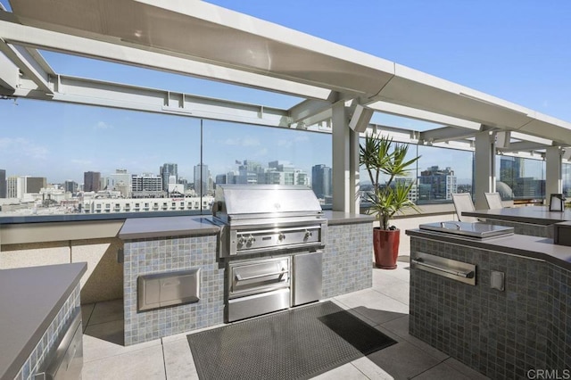 165 6th Ave Unit 2504, San Diego, CA 92101 - view of patio / terrace with area for grilling and a city view