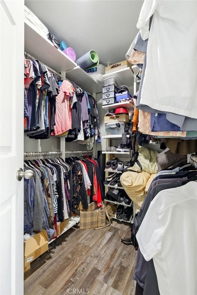 3101 Maple Ave, Fullerton, CA 92835 - walk in closet featuring wood finished floors