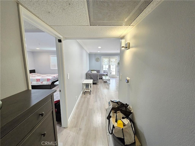 612 N Columbus Ave Unit 101, Glendale, CA 91203 - hall with light wood-style floors and baseboards