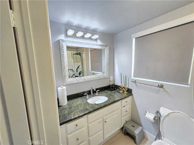 612 N Columbus Ave Unit 101, Glendale, CA 91203 - bathroom with vanity, tile patterned flooring, and a shower with curtain
