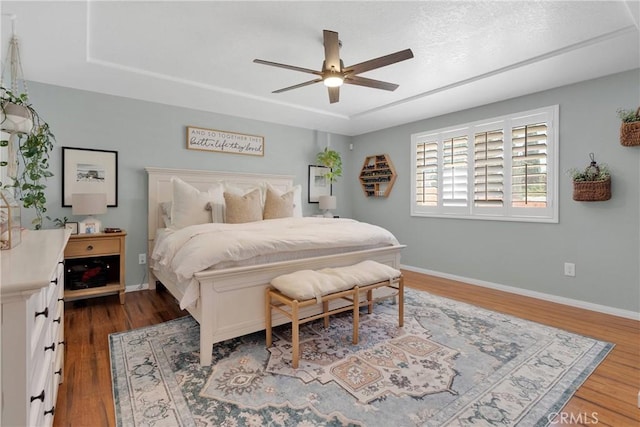 7733 Pismo Ave, Hesperia, CA 92345 - bedroom featuring wood finished floors and ceiling fan