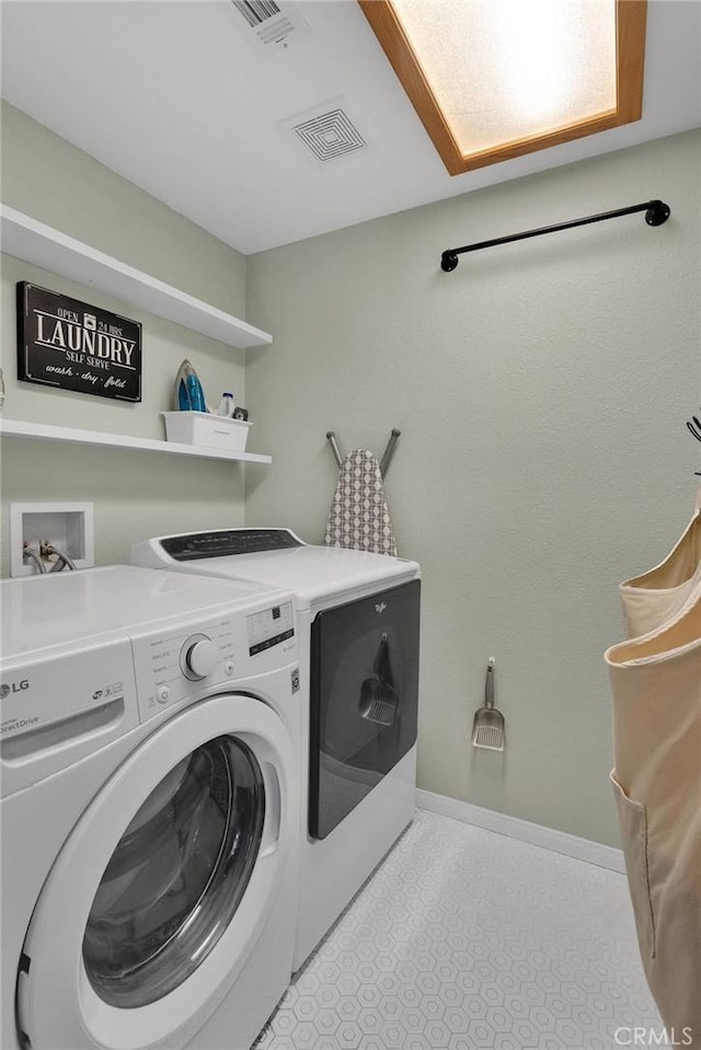 7733 Pismo Ave, Hesperia, CA 92345 - washroom with washer and dryer and baseboards