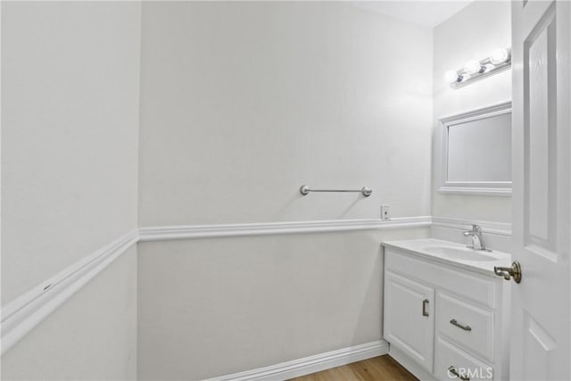 6443 Olive Branch Ln Unit 11, Yorba Linda, CA 92886 - bathroom with vanity and wood finished floors