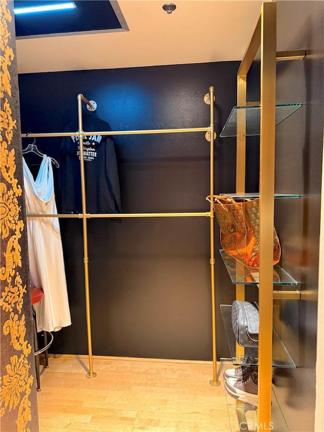 207 Broadway E Unit 302, Long Beach, CA 90802 - walk in closet with wood finished floors