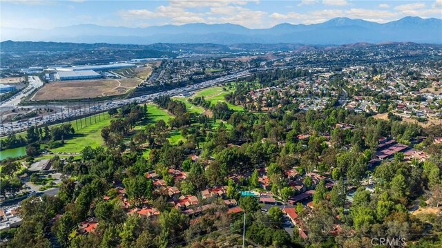 22709 Lakeway Dr Unit 493, Diamond Bar, CA 91765 - aerial overview of property's location featuring mountains