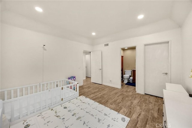 22709 Lakeway Dr Unit 493, Diamond Bar, CA 91765 - unfurnished bedroom featuring wood finished floors, recessed lighting, and ensuite bathroom