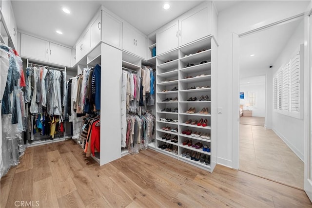 127 Interstellar, Irvine, CA 92618 - walk in closet featuring light wood finished floors