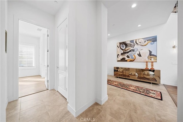 127 Interstellar, Irvine, CA 92618 - corridor featuring light tile patterned floors and recessed lighting