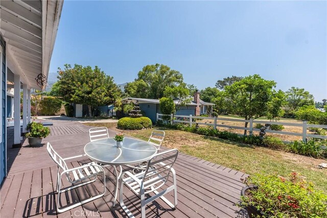 530 Bradbury Rd, Monrovia, CA 91016 - deck featuring outdoor dining area