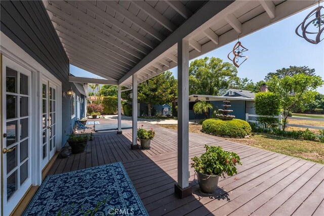 530 Bradbury Rd, Monrovia, CA 91016 - view of wooden deck