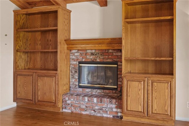 530 Bradbury Rd, Monrovia, CA 91016 - detailed view of wood finished floors and a fireplace
