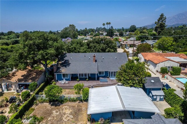 530 Bradbury Rd, Monrovia, CA 91016 - aerial view of property and surrounding area