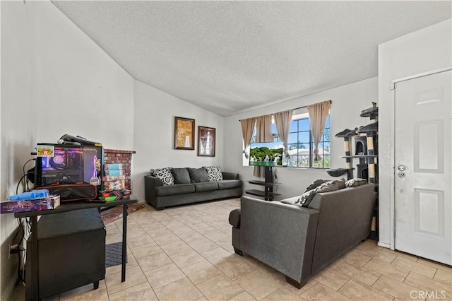 2021 Buckwheat Ave, Rosamond, CA 93560 - living area with a textured ceiling and lofted ceiling