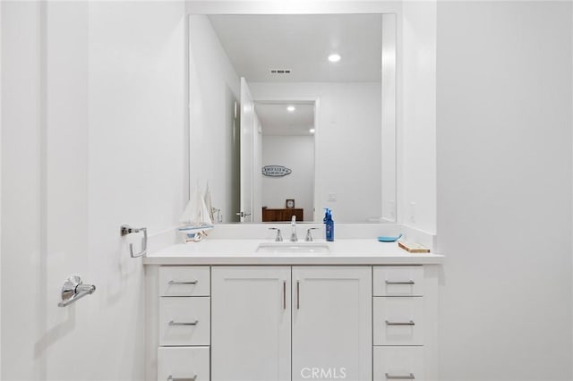 3100 Rivington, Irvine, CA 92612 - bathroom with vanity and recessed lighting