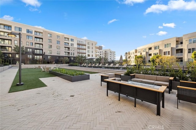 3100 Rivington, Irvine, CA 92612 - view of property's community featuring an outdoor hangout area and a patio area