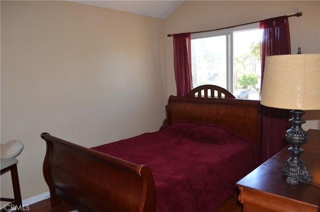 25592 Aragon Way, Yorba Linda, CA 92887 - bedroom with lofted ceiling and wood finished floors