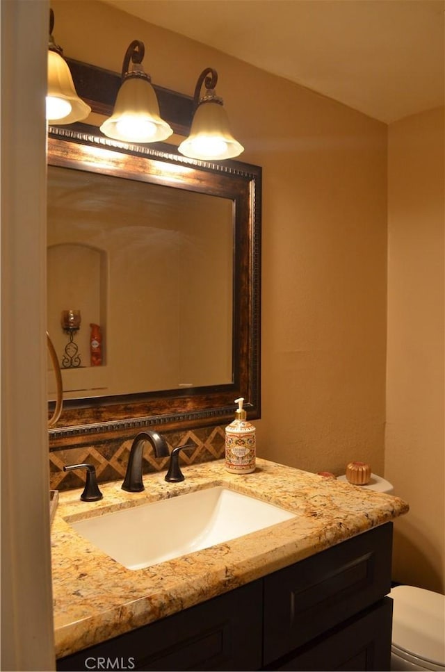 25592 Aragon Way, Yorba Linda, CA 92887 - half bathroom with vanity and toilet
