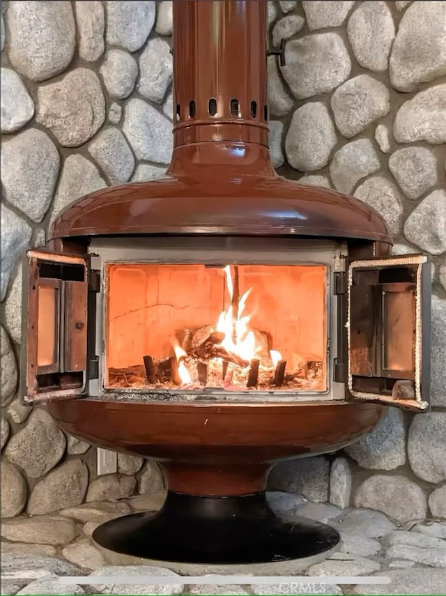 70138 Sullivan Rd Unit 29, Palms, CA 92277 - detailed view of a wood stove